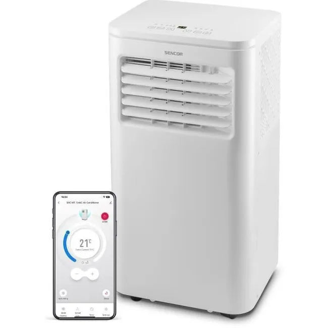 Climatiseur mobile SENCOR SAC MT9040C 9000 BTU Wi-Fi UV C 3 vitesses Blanc